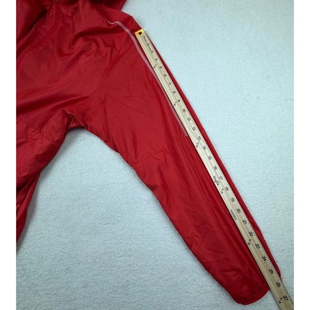 Nike Mens XXL Red Full‎ Zip Hooded Windbreaker Mesh Lining Jacket AA2090-657